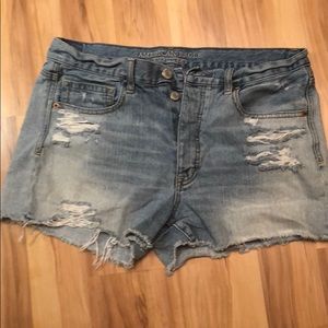 American Eagle button up shorts